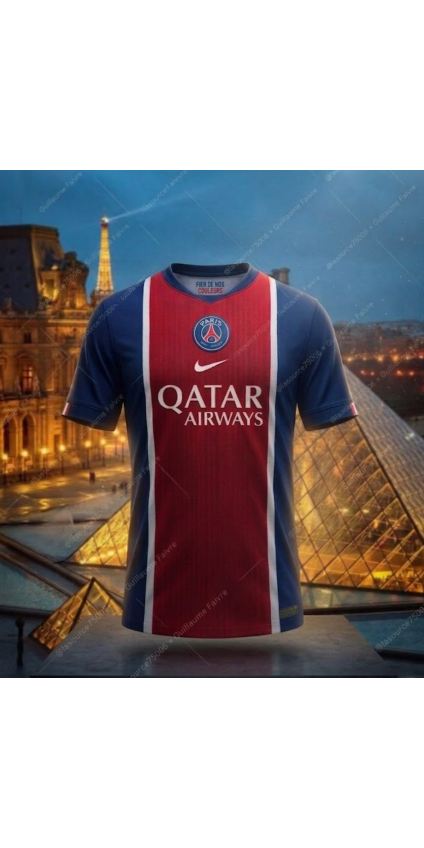 Le maillot domicile du Paris Saint-Germain pour la saison 26-27 a été dévoilé.