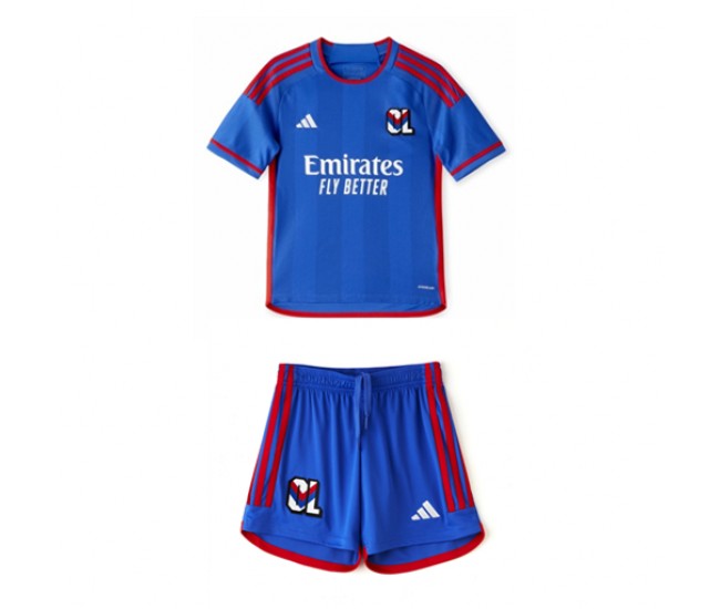 Maillot Extérieur Enfant de l'Olympique Lyonnais 2023-24