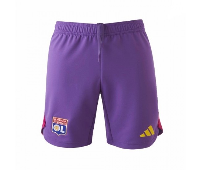 Short de Gardien Violet Homme Olympique Lyonnais 2023-24