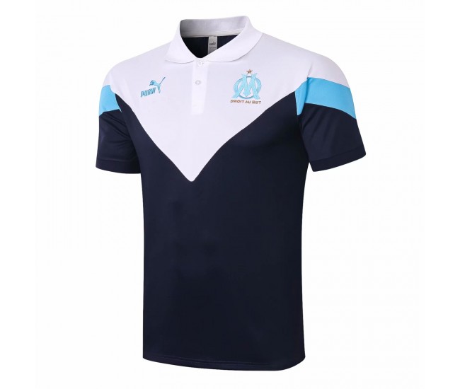 Olympique de Marseille Navy Polo Shirt 2020