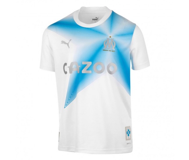 Maillot OM Célébration 4th 2023-2024 Blanc Adulte