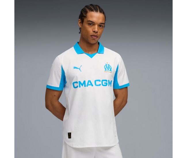 Maillot Authentique Domicile Olympique de Marseille Homme 25-26