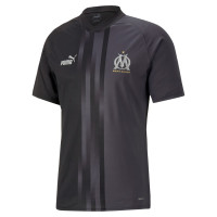 Maillot de football masculin d'avant-match des Jeux olympiques de Marseille 2023