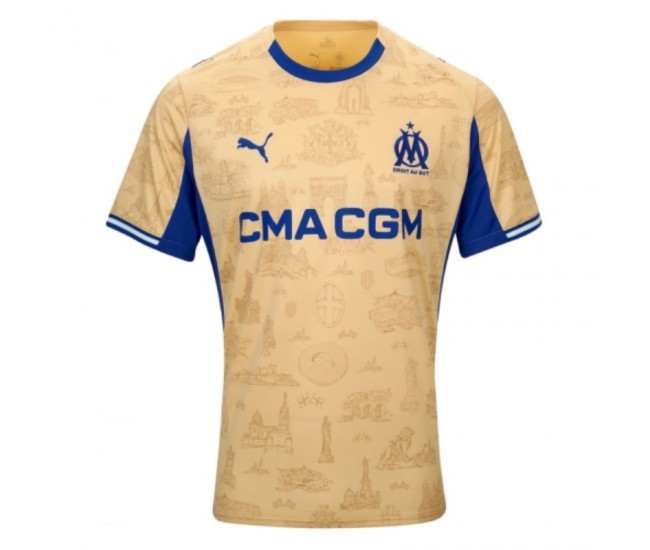 Quatrième maillot de l'Olympique de Marseille pour hommes 25-26