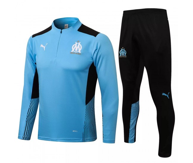 Survêtement technique d'entraînement de football de l'Olympique de Marseille 2021-22