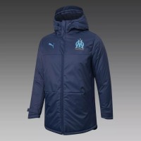 Veste d'hiver d'entraînement Olympique Marseille Marine 2020 2021