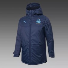 Veste d'hiver d'entraînement Olympique Marseille Marine 2020 2021