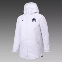 Veste d'hiver d'entraînement Olympique Marseille Blanc 2020 2021