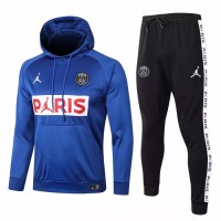 Survêtement de présentation de football Jordan X PSG bleu 2020