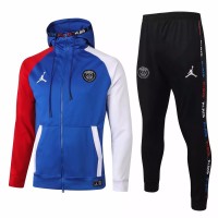 Survêtement Jordan X Psg Soccer Casual Fleece Presentation 2020 Bleu
