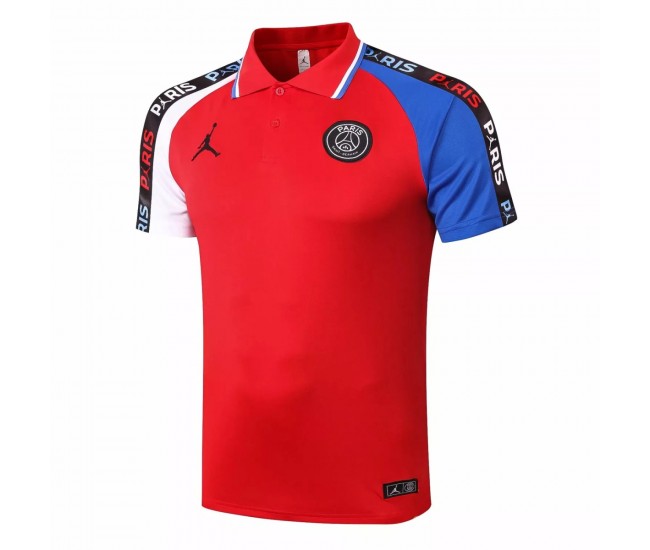 Polo PSG Jordan Training Rouge 2020