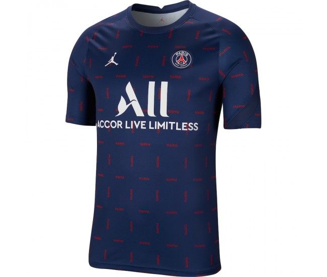 Maillot d'entraînement Paris Saint-Germain x Jordan 2021