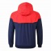 Veste PSG Jordan All Weather Windrunner Rouge Marine 2020 2021