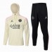 Survêtement de football technique à capuche PSG Jordan beige pour homme 2024-25