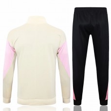 Survêtement de présentation d'entraînement PSG Jordan pour homme beige 2024-25