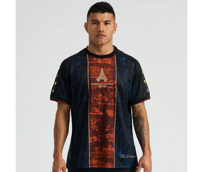 Maillot extérieur des Parisiens champions d'Europe hommes 2025