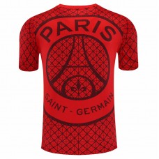 Maillot d'avant-match rouge Paris Saint-Germain pour homme 25-26