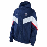 Paris Saint-Germain Strike Anthem Veste à capuche entièrement zippée Bleu marine