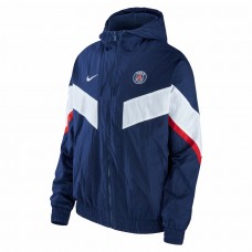 Paris Saint-Germain Strike Anthem Veste à capuche entièrement zippée Bleu marine