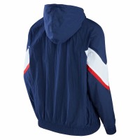 Paris Saint-Germain Strike Anthem Veste à capuche entièrement zippée Bleu marine