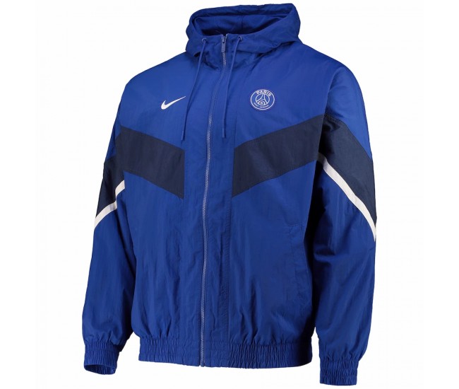 Veste à Capuche Paris Saint-Germain Strike Anthem Full-Zip Bleu