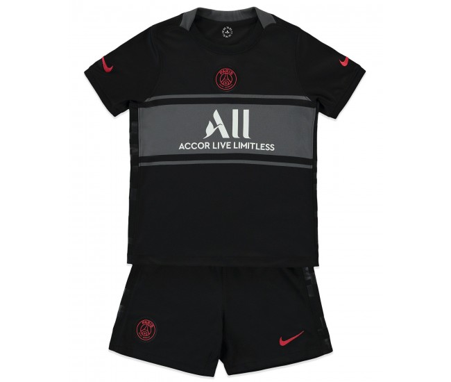 Kit enfant Paris Saint-Germain Troisième Stade 2021-22