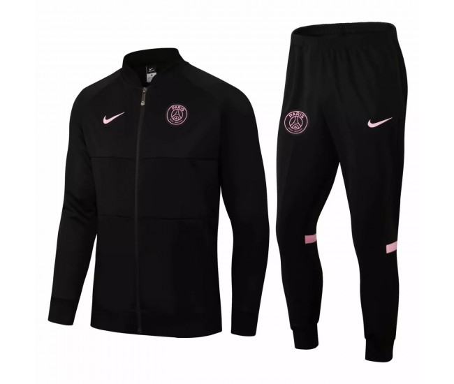 Survêtement PSG Training Presentation Soccer 2021 Noir