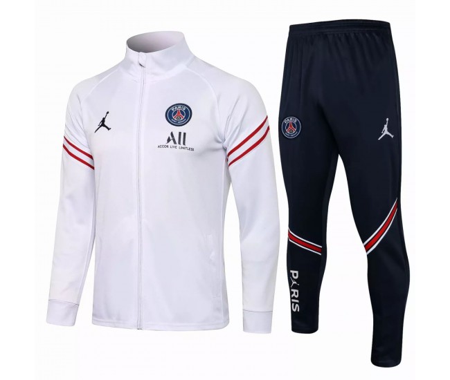 Survêtement PSG Jordan Soccer Training Presentation Blanc 2021 2022