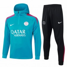 Survêtement de football technique à capuche PSG bleu pour homme 2024-25