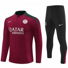 Survêtement technique d'entraînement de football PSG pour homme rouge 2024-25
