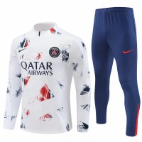 Survêtement technique d'entraînement de football PSG pour homme blanc 2024-25