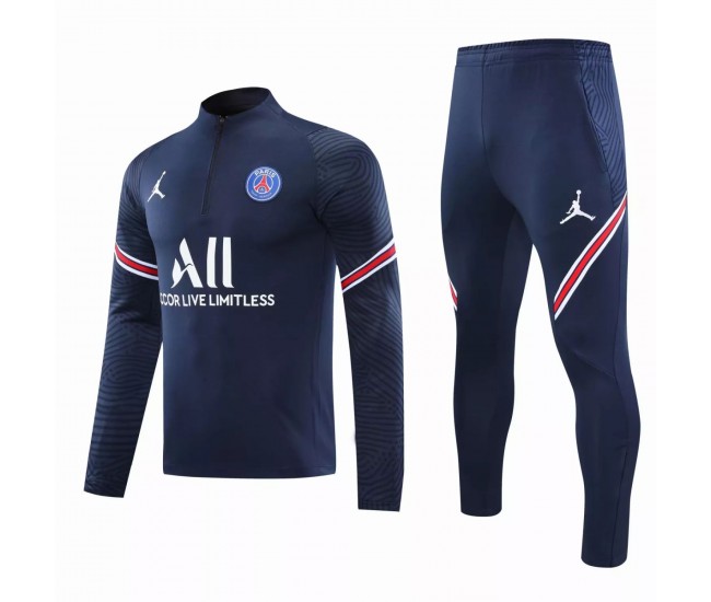 Survêtement PSG X Jordan Soccer Training Technique Marine 2020 2021