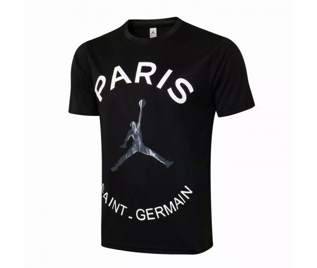 Maillot PSG X Jordan Wordmark Noir 2021 2022