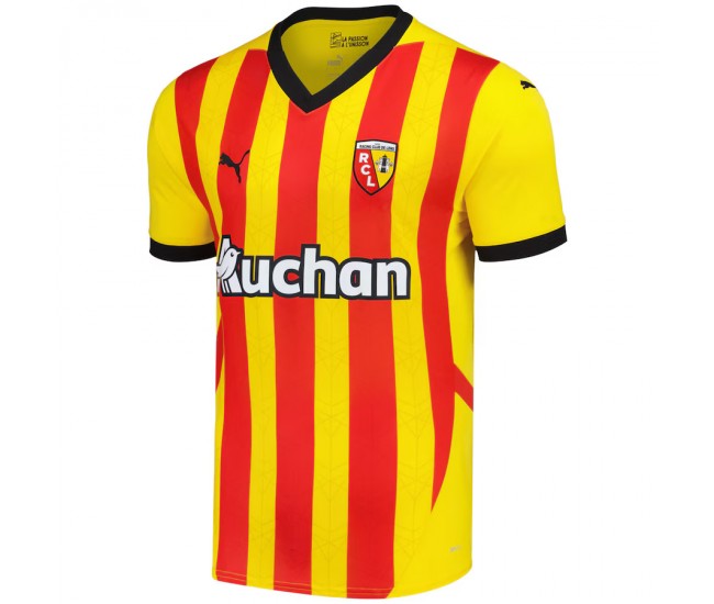 Maillot de football à domicile pour hommes RC Lens 24-25