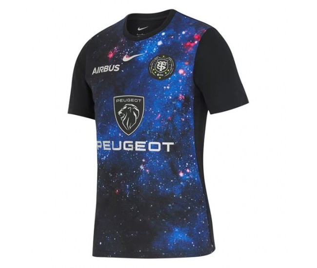 Maillot d'avant-match masculin du Stade de Toulouse 2025