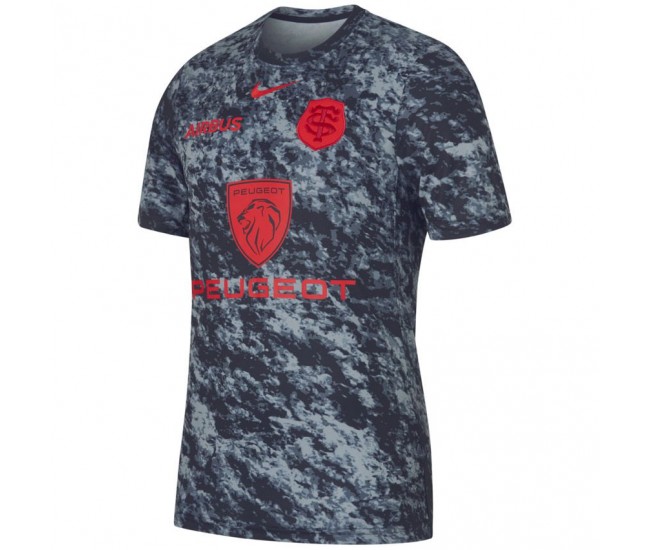 Maillot d'avant-match masculin du Stade de Toulouse 2022-23