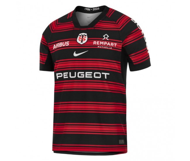 Maillot domicile masculin du Stade de Toulouse 2025
