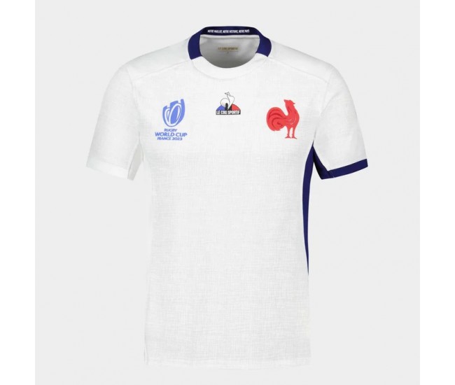 Maillot extérieur de l'équipe de France de rugby masculin pour la Coupe du monde 2023