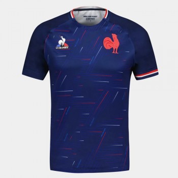 Maillot d'avant-match masculin de l'équipe de France de rugby à sept 2023 Maillot d'avant-match masculin de l'équipe de France de rugby à sept 2023