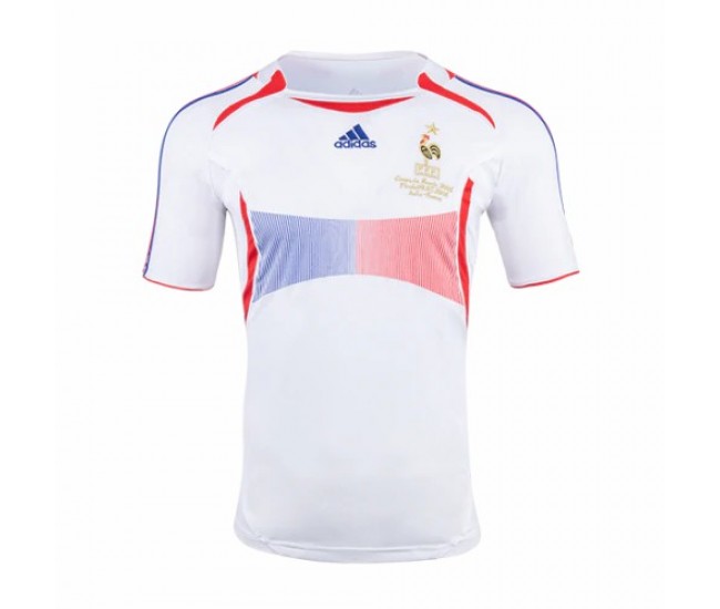 Maillot Rétro France Extérieur Blanc 2006