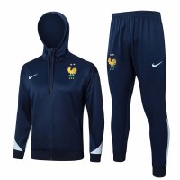 Survêtement de football à capuche d'entraînement pour homme de l'équipe nationale de France 2024-25