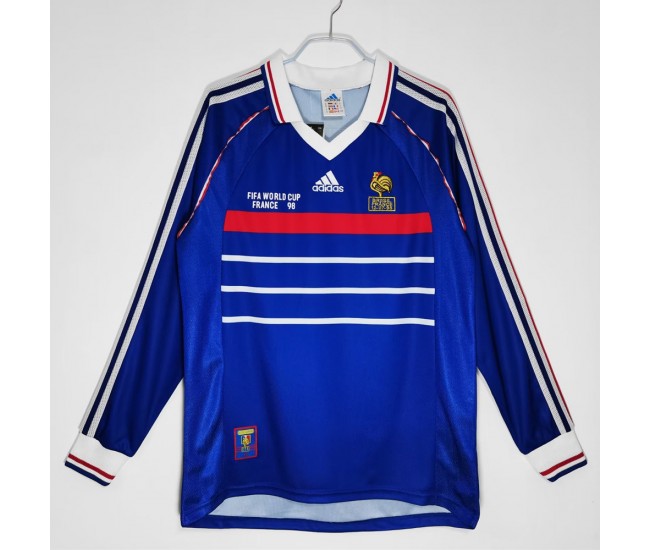 Maillot rétro manches longues domicile France 1998