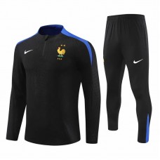 Survêtement technique d'entraînement de football pour homme de l'équipe nationale de France 2024-25 noir