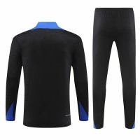 Survêtement technique d'entraînement de football pour homme de l'équipe nationale de France 2024-25 noir