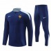 Survêtement technique d'entraînement de football pour homme de l'équipe nationale de France bleu marine 2024-25