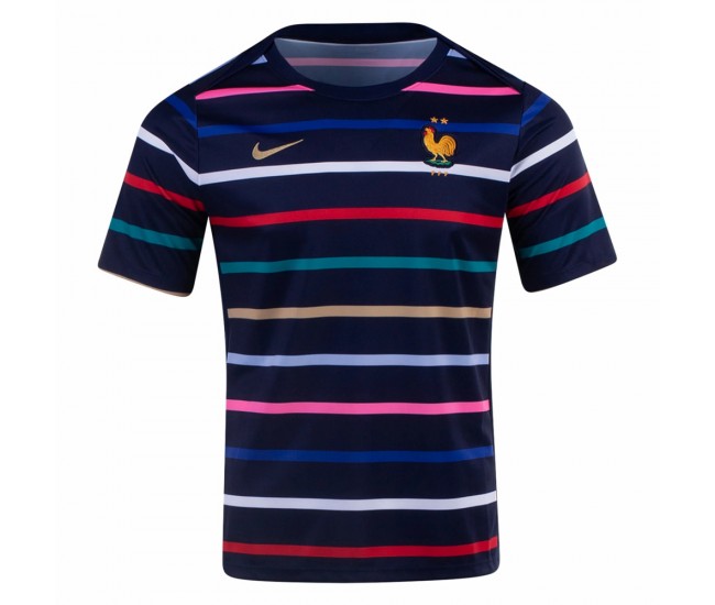 Maillot d'entraînement d'avant-match France Homme 24-25
