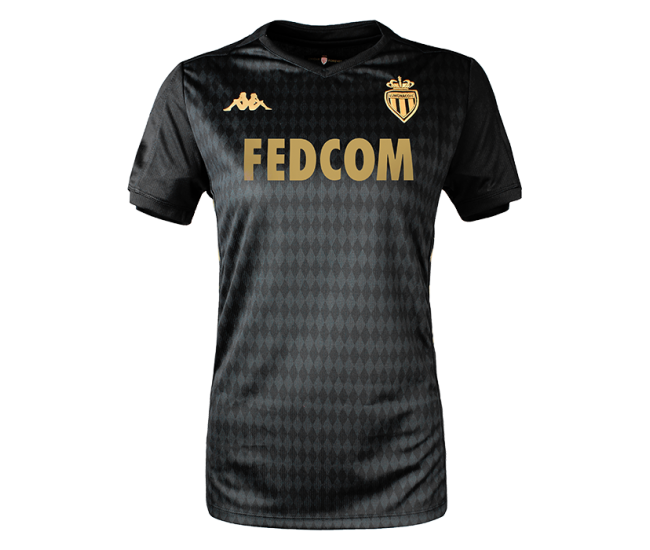 AS Monaco Maillot 2020 Kappa Extérieur Femme Pas Cher Rétro