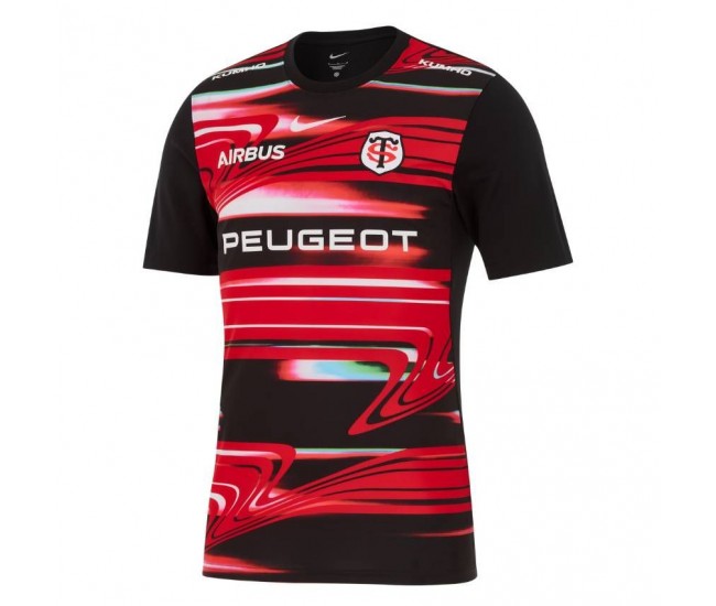 Maillot de rugby pré-match adulte Toulouse 2025