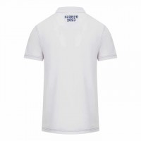 France RWC Polo Rugby Homme Coton Blanc 2023