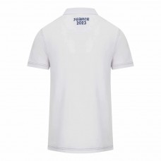 France RWC Polo Rugby Homme Coton Blanc 2023